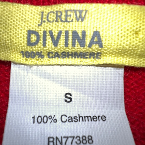 J Crew Divina Cashmere Vest Red Size Small - Picture 5 of 5